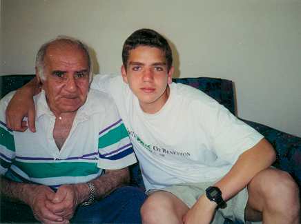 Grandpa (Salim) and Ryan.