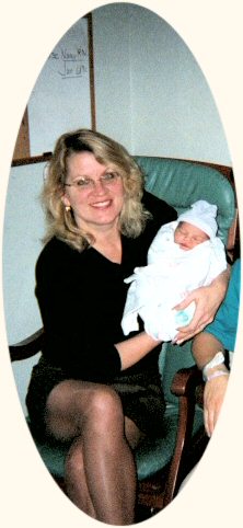 Sally Deborah Berthiaume (n&eacute;e Braun) and her nephew, Ian Anthony, 2004