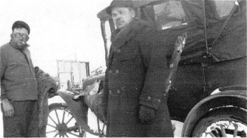 Hunting buddy Sam Mosher and Joe Kampa.