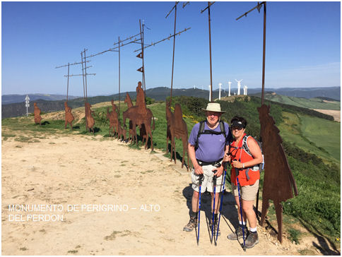 Monumento de Perigrino - Alto del Perdon