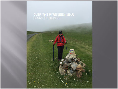 Over the Pyrenees near Cruz de Thibault
