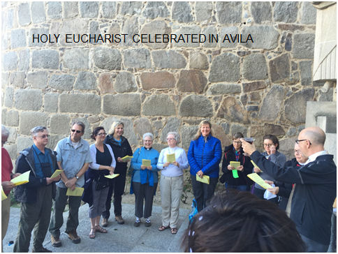Holy Eucharist celebrated in Avila