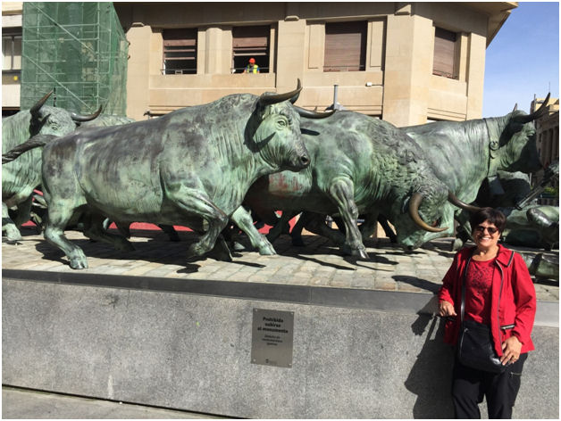 Spent a day in Pamplona where the bulls run every year