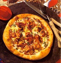 Delicious Barbeque Chicken Pizza!