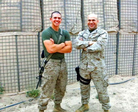Spencer Hegenbarth and Roy Mokosso in Iraq, 2009