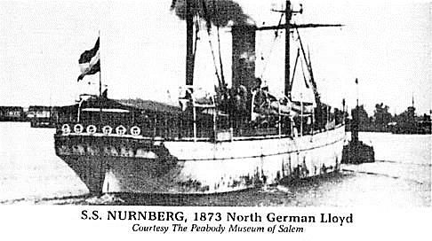 SS Nurnbe3rg, 1873, North German Lloyd