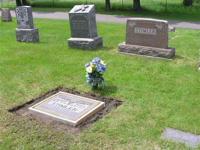 Footstone ready for landscaping