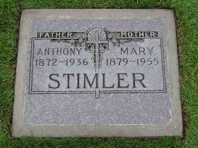 Closeup of reset Stimler footstone