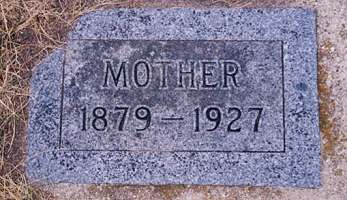 Julia Stimmler's Gravestone, St. Marcus Cemetery, Clearlake, MN.