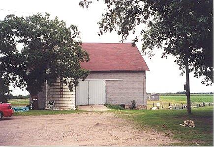 Barn built by Anton Stimmler.