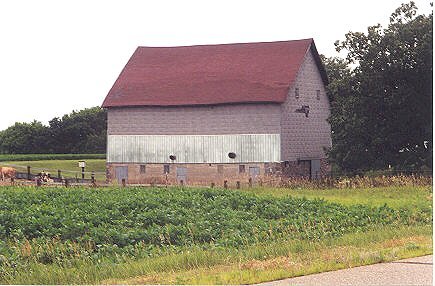 Barn built by Anton Stimmler.