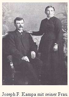 Joseph F. Kampa mit seiner Frau.