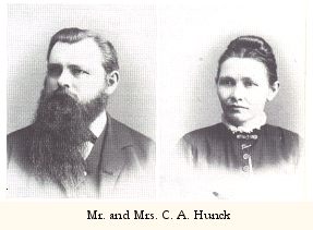 Mr. and Mrs. C. A Hunck.