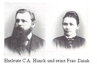 Eheleute Clemens August Hunck und seine Frau Dinah.