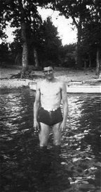 Joseph Stimler at Lake Julia.
