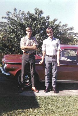 Tom and Leon Bordua in 1966.