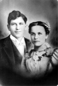 Anthony Valentine and Mary Theresa Stimler (n&eacute;e Kampa), May 10, 1898.