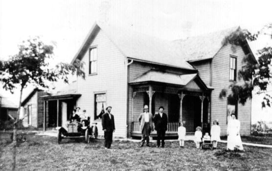 The Stimler Residence in the Early 1900s.