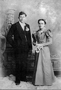 Anthony Valentine and Mary Theresa Stimler (n&eacute;e Kampa), May 10, 1898.