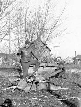 Hunter Tony Stimler and his deer.