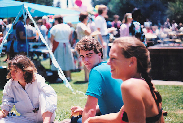 Pauls girlfriend, Veronique, Paul and sister Rae