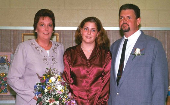 Carol Kampa Buczak, Amanda Meddaugh and Tim Buczak, September 1, 2000.