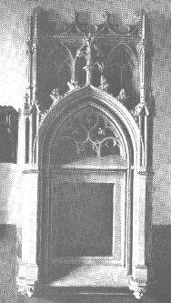 Wettringen Sakramentshäuschen; Tabernacle at St. Petronilla Church, Wettringer, Germany.