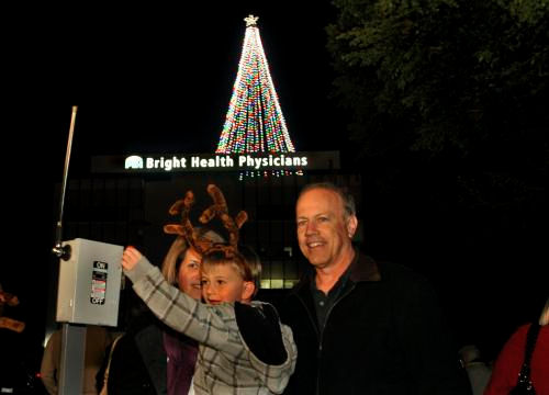 Dr. William Stimmler, his wife, Laura, and their grandson, Gavin Keller, 2 Dec 2011